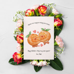 Haupt-Squeeze-Valentinskarte Karte