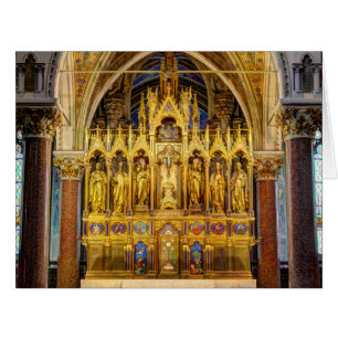 Hauptaltar in Votivkirche, Wien, Österreich