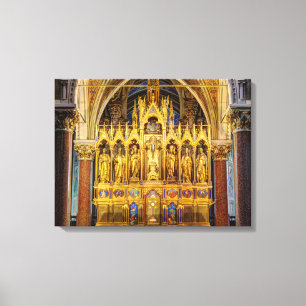 Hauptaltar in Votivkirche, Wien, Österreich Leinwanddruck