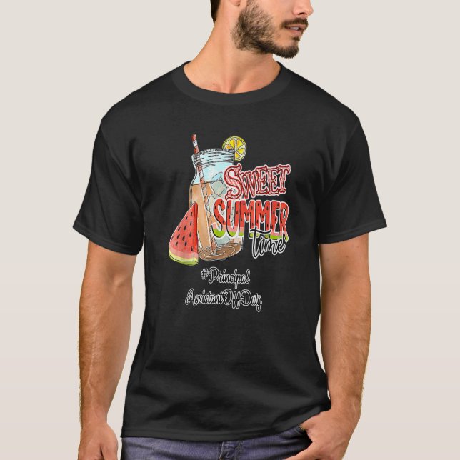 Hauptassistent für Sommerpause Süu T-Shirt (Vorderseite)