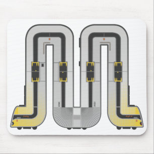 Hauptbahnhof Manchester Metrolink Mousepad