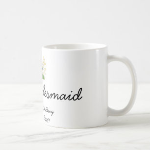 Hauptbrautjungfer - königliche Hochzeits-Tasse des Kaffeetasse