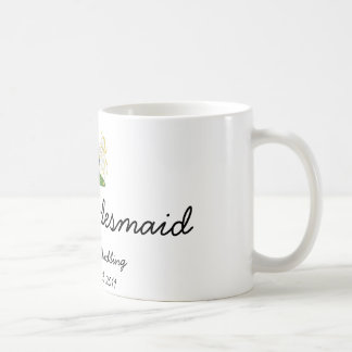 Hauptbrautjungfer - königliche Hochzeits-Tasse des Kaffeetasse