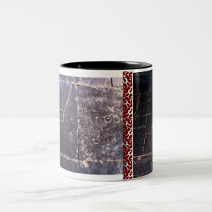 Hauptbuch-Stein-Tasse 2 m niederländische Zweifarbige Tasse