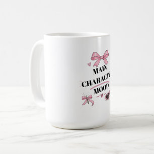 Hauptcharakter-Stimmung Rosa Schleife Keramik-Tass Kaffeetasse