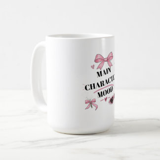 Hauptcharakter-Stimmung Rosa Schleife Keramik-Tass Kaffeetasse