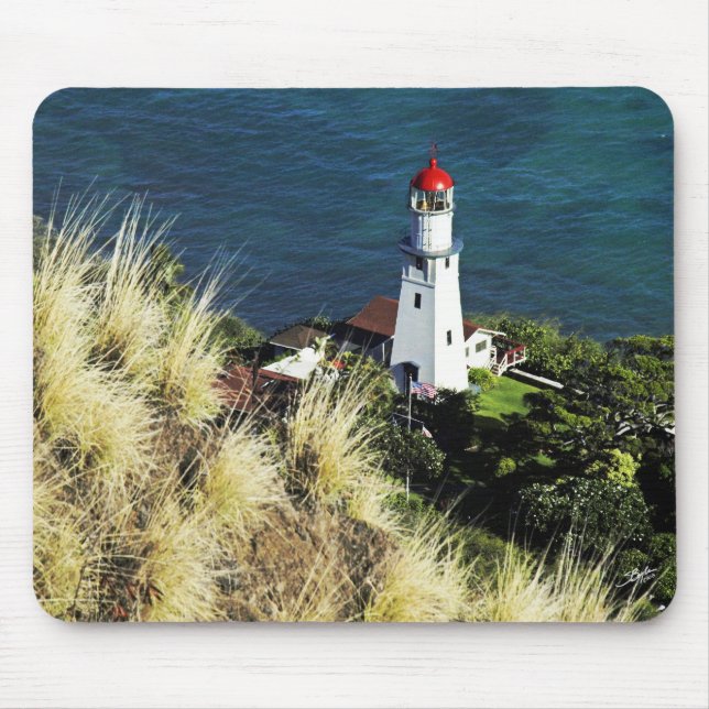 Hauptdraufsicht des Diamanten hellen Hauses 3 Mousepad (Vorne)