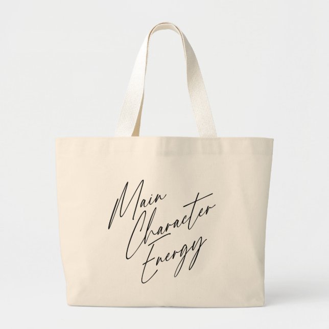 Hauptfigur Energiebuch Lover Jumbo Tote Bag Stoffbeutel (Vorne)