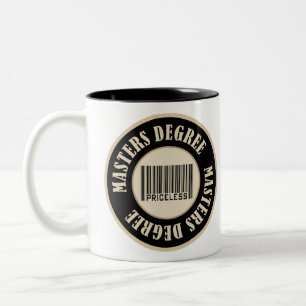 Hauptgrad unbezahlbar zweifarbige tasse