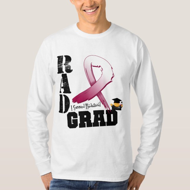 Haupthals-Krebs-Strahlentherapie-KRASSER Absolvent T-Shirt (Vorderseite)