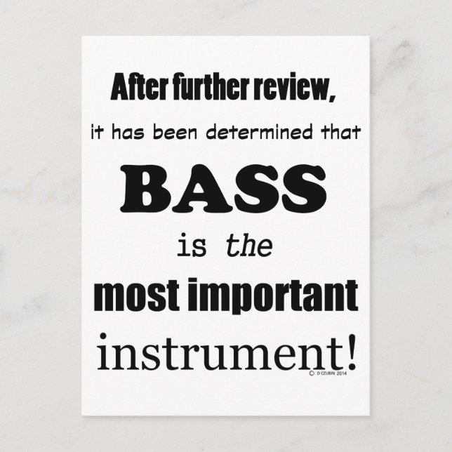 Hauptinstrument Postkarte (Vorderseite)