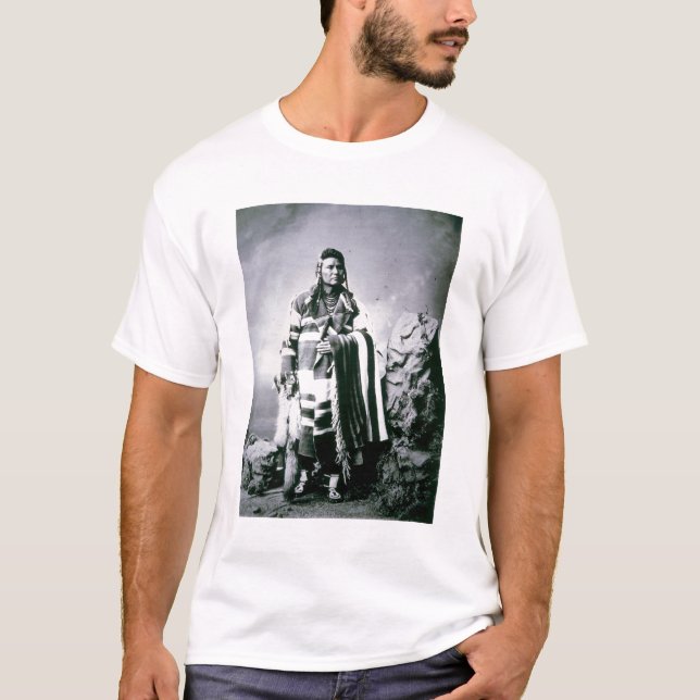 Hauptjoseph (1840-1904) c.1880 (b/w Foto) T-Shirt (Vorderseite)