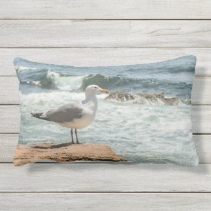 Hauptküste Acadia Ocean Seagull Kissen Für Draußen