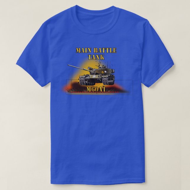 Hauptlampe M60A1 w Feuer T-Shirt (Design vorne)