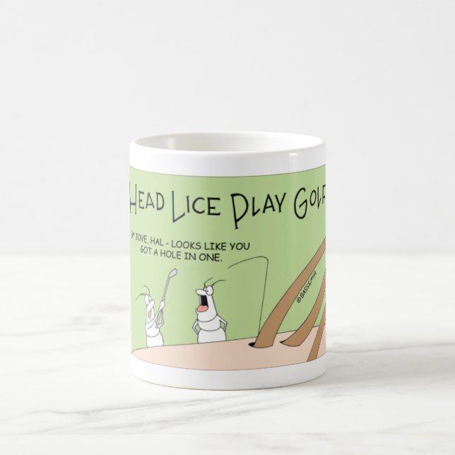 Hauptläuse, die Golf spielen Kaffeetasse (Mittel)