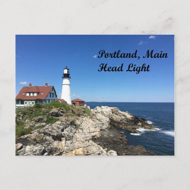 Hauptlichthaus Portland 2017 Postkarte (Vorderseite)