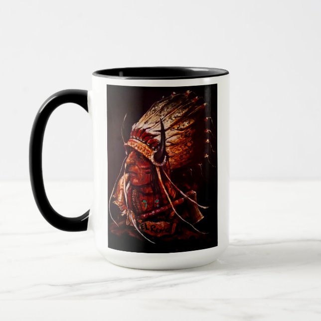 Häuptling der Native Americans  Tasse (Links)