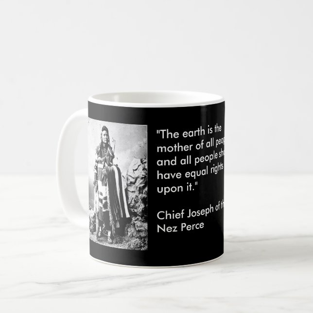 Häuptling Joseph Kaffeetasse (Vorderseite Links)