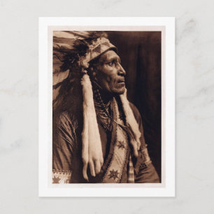 Häuptling Raven Blanket - Nez Perce - Vintage Postkarte