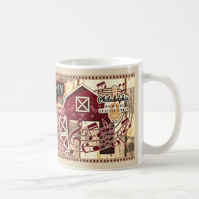 Hauptlinie Ukulele Barnfest IV Philadelphias Kaffeetasse (Rechts)