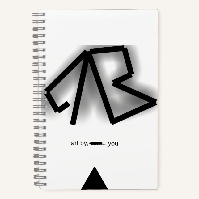Hauptlogo "Kreativität" für Notebooks Notizbuch (Vorderseite)
