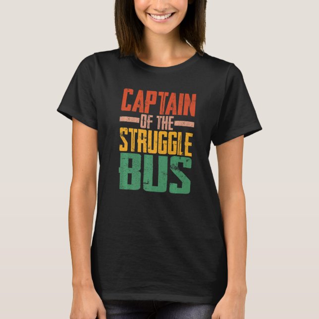 Hauptmann des Kampfbusses T-Shirt (Vorderseite)