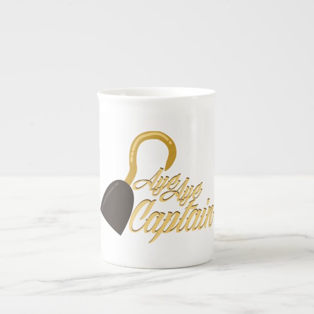 Hauptmann Prozellantasse (Vorderseite)