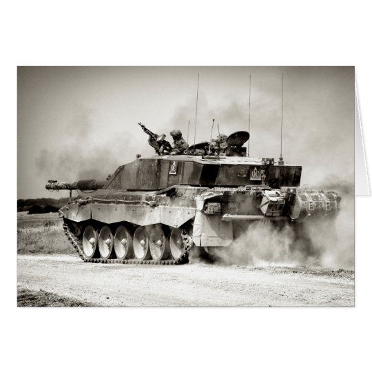 Hauptpanzer des britische Armee-Herausforderer-2 Karte