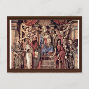 Hauptplatte: Begeisterte Madonna Four Postkarte