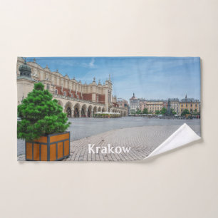 Hauptplatz der Altstadt von Krakau, Polen Handtuch