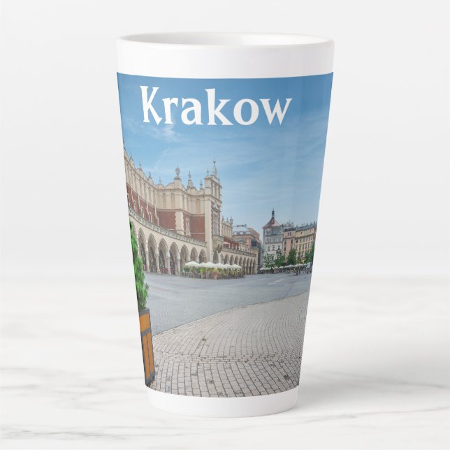 Hauptplatz der Altstadt von Krakau, Polen Milchtasse (Vorderseite)