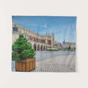 Hauptplatz der Altstadt von Krakau, Polen Wandteppich