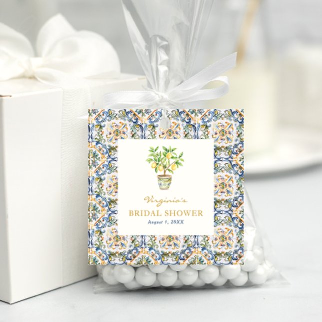 Hauptpresse Geschenkanhänger (Italian Lemon Main Squeeze Favor Tags by Painted Paperie
)