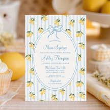 Hauptpresse Lemon Blue Bow Italienisches Brautpart