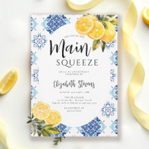 Hauptpresse Lemon Blue Tiles Bright Brautparty