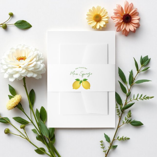 Hauptpresse Lemon Brautparty Einladungsbanderole (Von Creator hochgeladen)