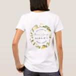 Hauptpresse Lemon Mittelmeer Brautparty T-Shirt<br><div class="desc">Genießen Sie die sonnige Pracht einer Hochzeit an der Amalfi Küste mit der Yellow Lemon Mediterrane Brautparty-Kollektion! Die Einladungen, Beschilderungen und Dekorationen strahlen Wärme, Eleganz und charmante Zitronengrafiken aus, gepaart mit einem herrlichen Kalligraphie-Schriftart. Feiern Sie Ihre Liebe inmitten der bunten Kulisse der Küste und schaffen Sie unvergessliche Momente, die das...</div>