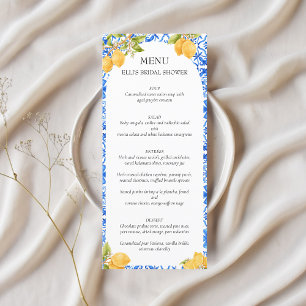 Hauptpresse   Mediterranean Tiles Lemon Bridal Menükarte