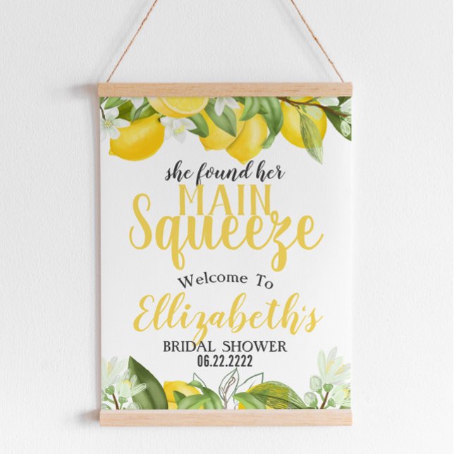 Hauptqueeze Lemons Geburtstags Begrüßungszeichen Poster (Von Creator hochgeladen)