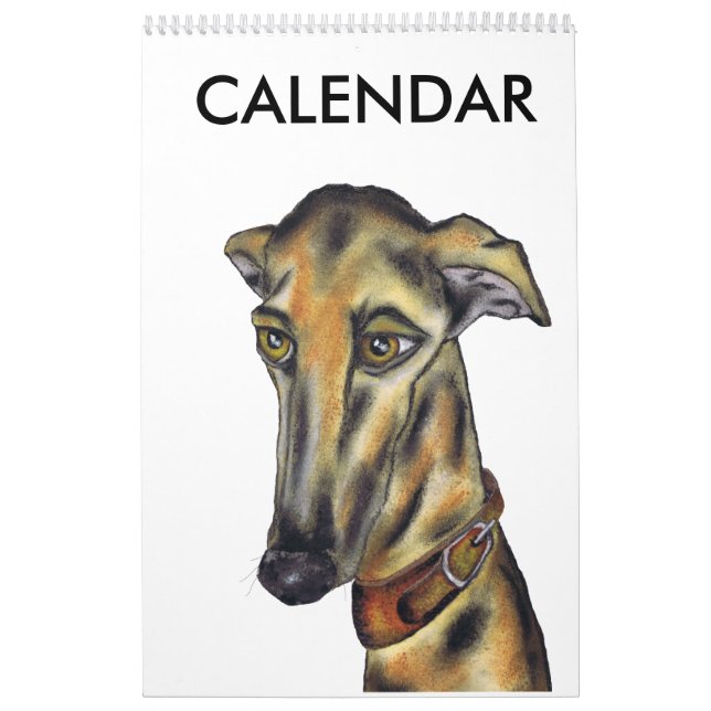 HAUPTSÄCHLICH GREYHOUNDS! KALENDER (Titelbild)