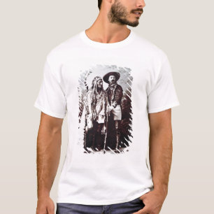 Hauptsitting Bull (1831-90) auf Ausflug mit Büffel T-Shirt