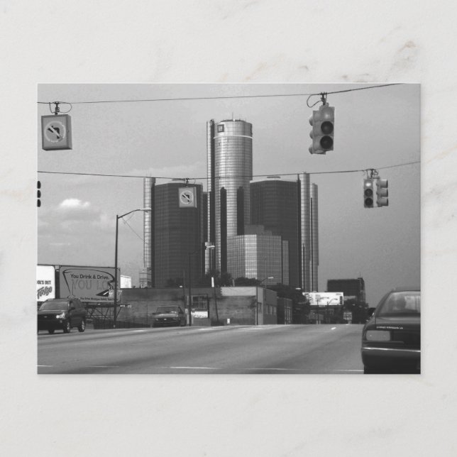 Hauptsitz von General Motors Postkarte (Vorderseite)