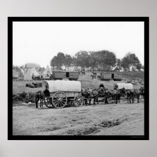 Hauptsitze von General McClellan 1862 Poster