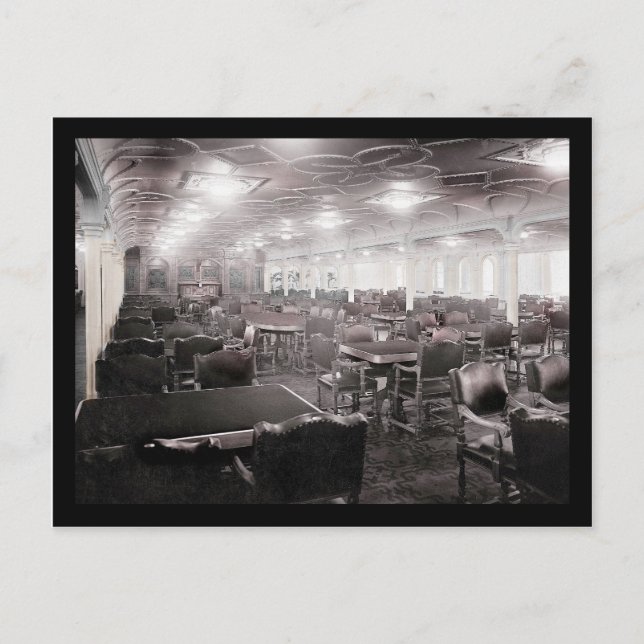 Hauptspeisesaal Titanic Postkarte (Vorderseite)