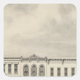 Hauptst.-Waldland 2 Quadratischer Aufkleber