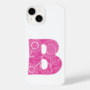 Hauptstadt B florale Monogramm Case-Mate iPhone 14 Hülle