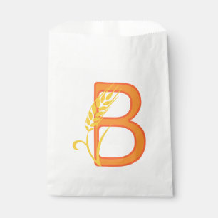 Hauptstadt B florale Monogramm Geschenktütchen