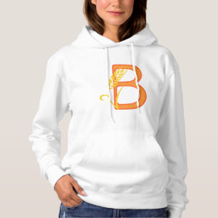 Hauptstadt B florale Monogramm Hoodie