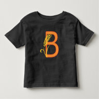 Hauptstadt B florale Monogramm