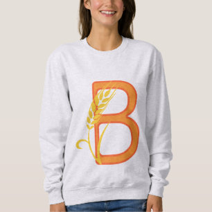 Hauptstadt B florale Monogramm Sweatshirt